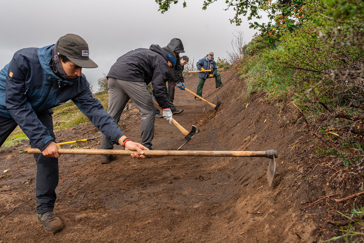 Las Torres Patagonia Leads Reconstruction Work on the Trail to Base Torres